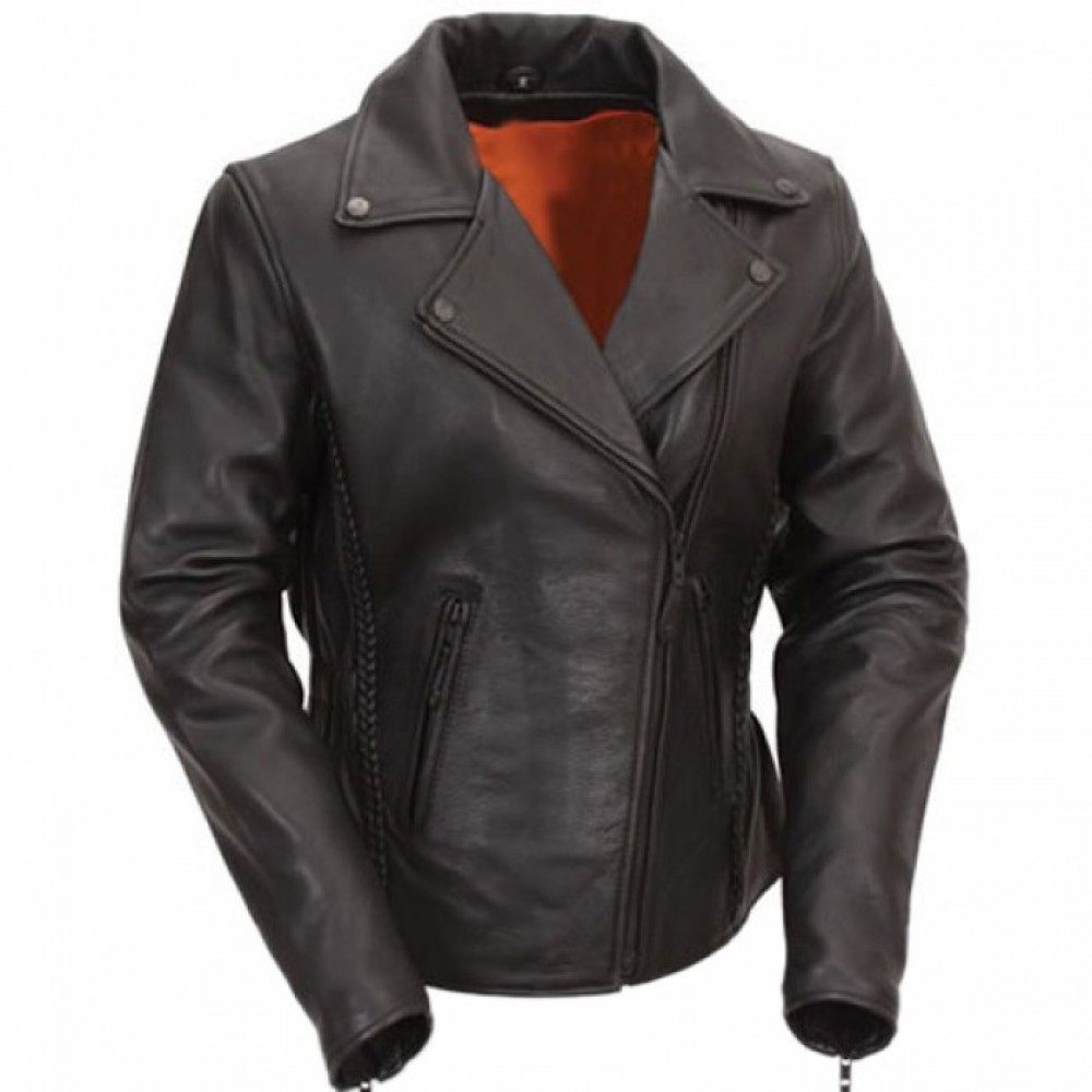 USA Motorbike Women Jacket